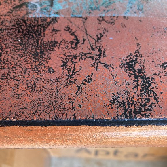 Bill Wheeler "Syncopation, 4 - 7" 2002 Abstract Paintings on Wood, Group of 4 - Picture 11 of 14